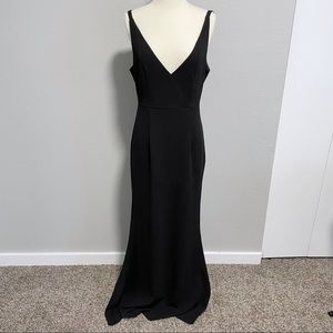 Lulus Melora Black Sleeveless Maxi Dress L